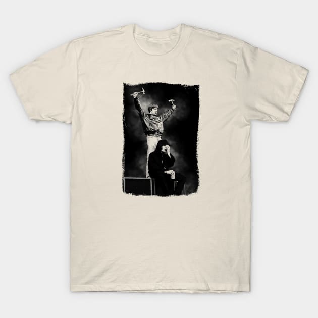 Liam and Noel Gallagher Vintage Variant T-Shirt by Roy Pogung